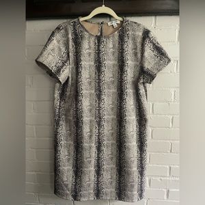 She + Sky Snakeskin Dress